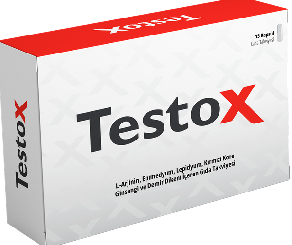 Testox erkek gücü kapsülü — kampanya sipariş görseli